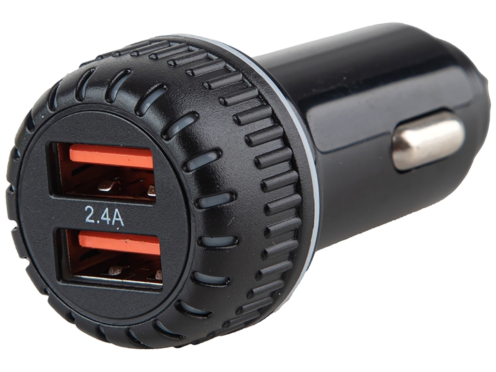 Автомобільний зарядний пристрій VOIN C-36208, 2USB (12/24V - 5V 2,4A)