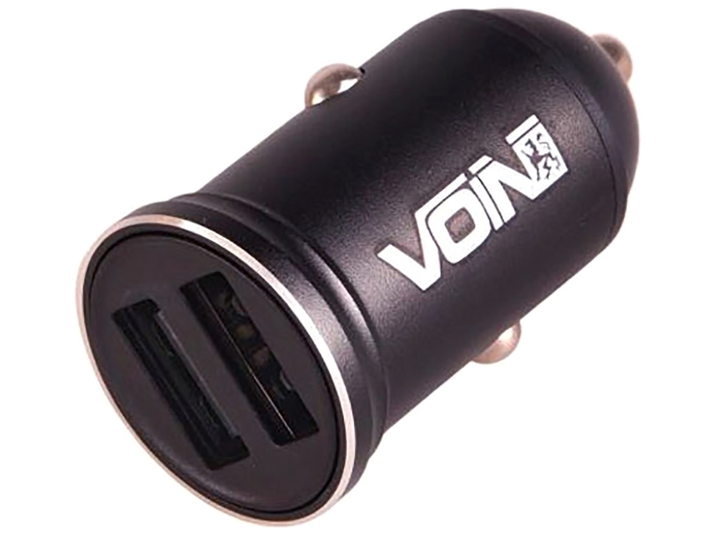 Автомобільний зарядний пристрій VOIN C-31203BK, 2USB (12/24V - 5V 3,1A)