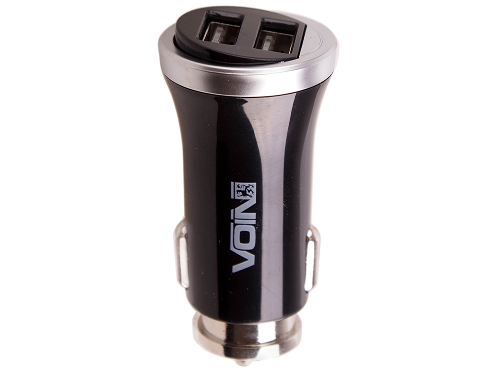 Автомобільний зарядний пристрій VOIN C-2411BK 2USB (12 / 24V - 5V 2,4A)