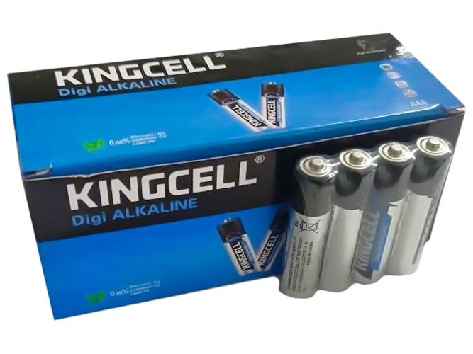 Батарейка алкалінова Kingcell 1,5V, AAA, LR03 (ціна за спайку 4шт) 6973467017031