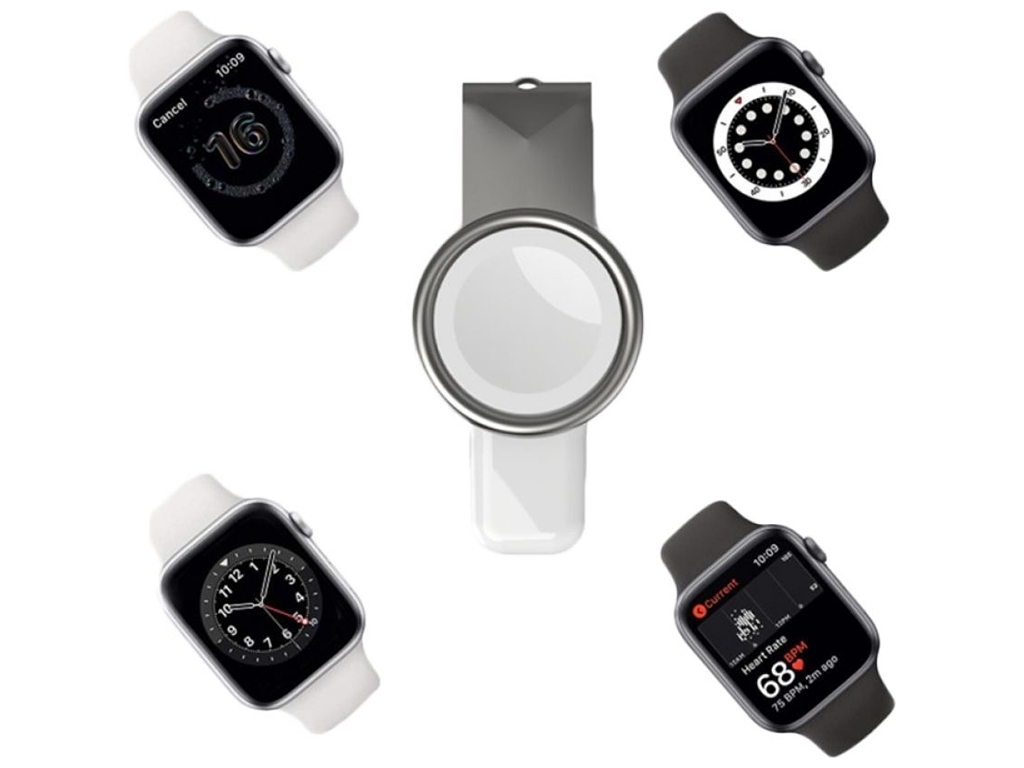 Бездротовий Зарядний Пристрій Magnetic for Apple Watch Колір Бiлий