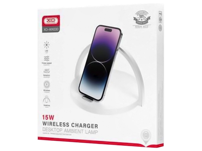 Беспроводное Зарядное Устройство XO WX030 15W 3 in 1, Белый