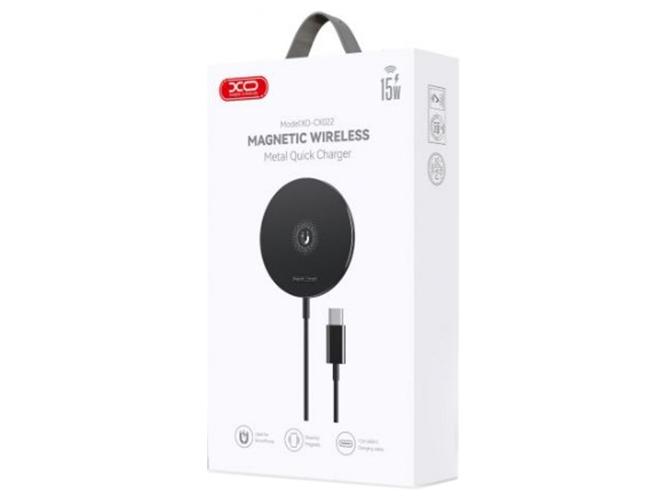 Беспроводное Зарядное Устройство XO CX022 Magnetic 15W 1.2M, Цвет Черный