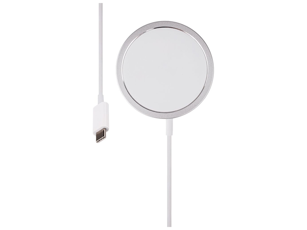 Бездротовий Зарядний Пристрій MagSafe USB-C 15W NO LOGO, Бiлий