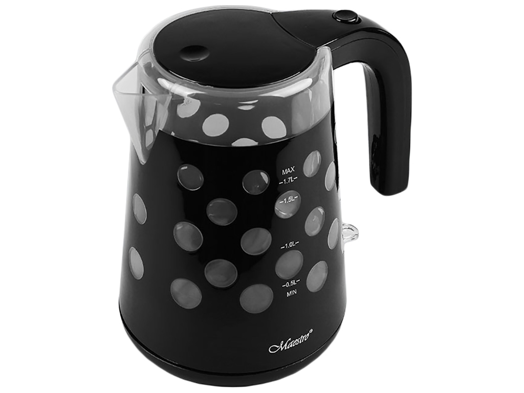 Чайник електричний Maestro BLACK 220-240В, 50Гц, 1850-2000Вт 1,7л