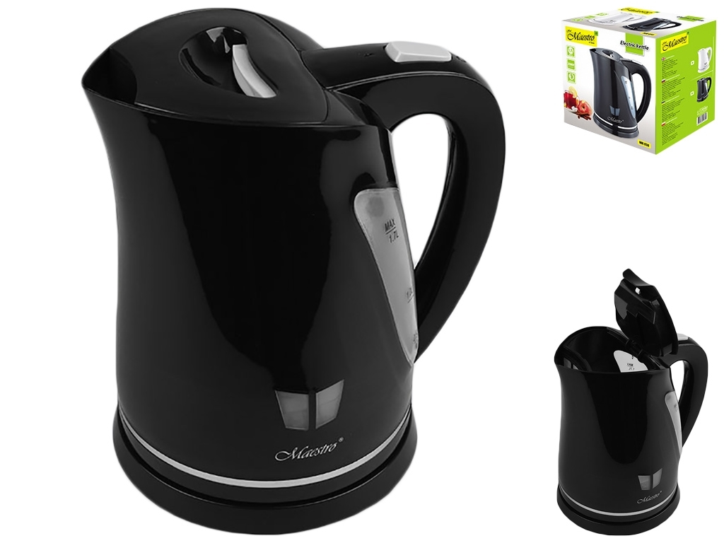 Чайник електричний Maestro BLACK 220-240В, 50Гц, 2000Вт 1,7л