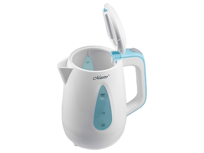 Чайник електричний Maestro BLUE 220-240В, 50Гц, 1850-2200Вт 1,7л