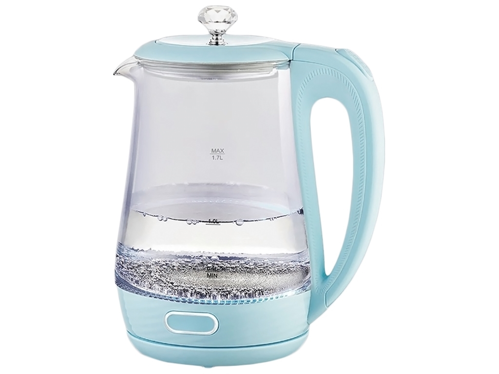 Чайник электрический Maestro BLUE стеклянный 220-240В, 50Гц, 2200Вт 1,7л