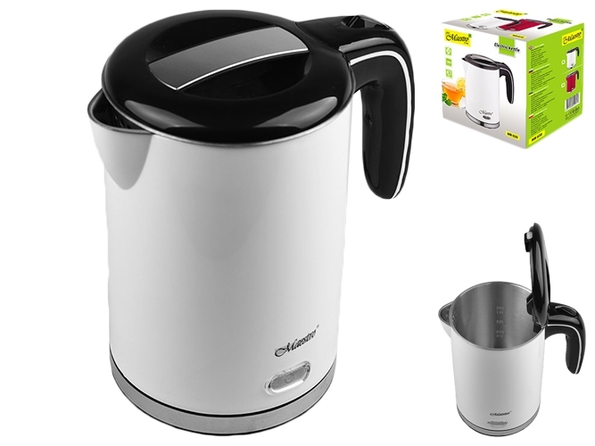 Чайник електричний Maestro WHITE 220-240В, 50Гц, 1500Вт 1,2л