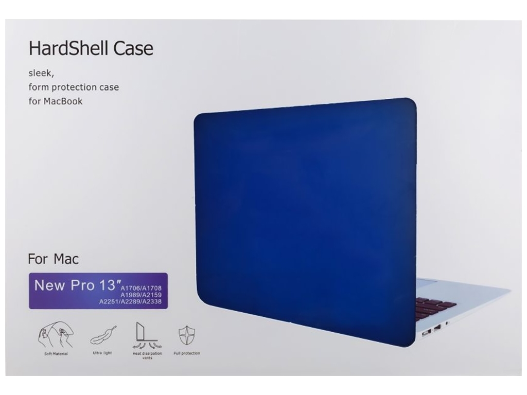 Чехол HardShell Case for MacBook 13.3 Pro 2020 Цвет Blue