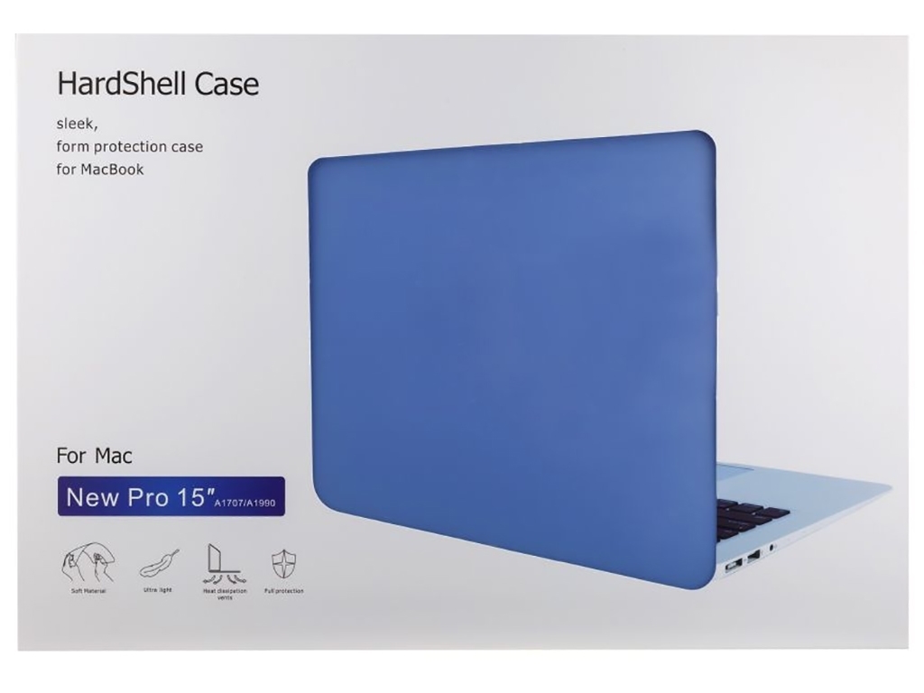 Чехол HardShell Case for MacBook 15.4 Pro Цвет Lilac