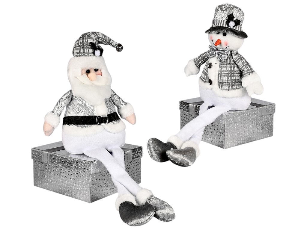 Фігура новорічна Santa Snowman, 70см