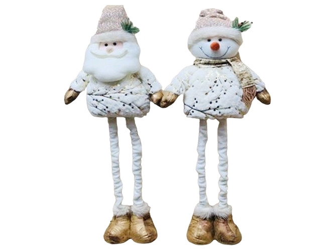 Фигура новогодняя Santa Snowman, 88см