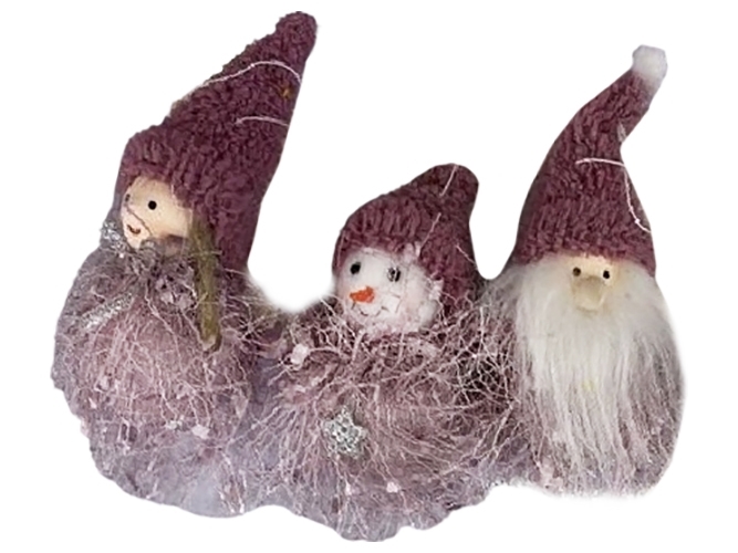 Фигурка-подвеска новогодняя Santa&Co, 8см