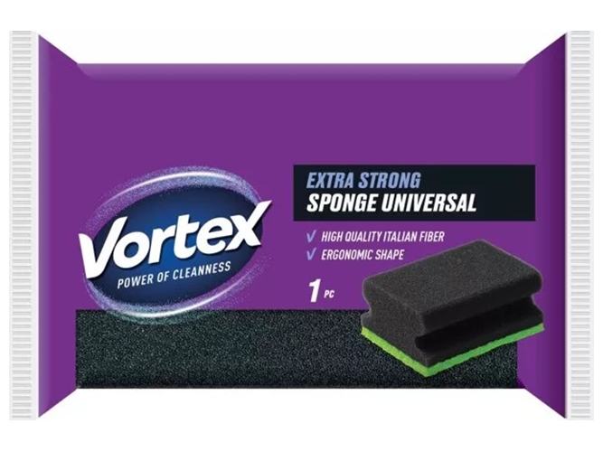 Губка кухонна профільована Vortex Profiled & Care Jumbo, 1шт
