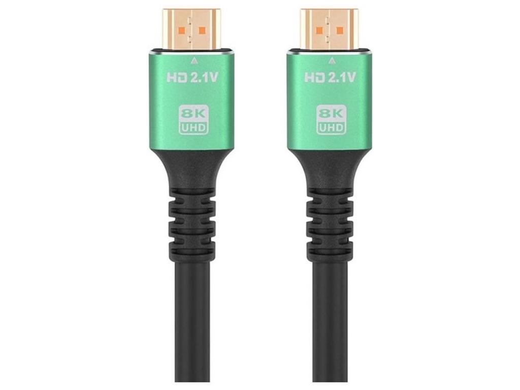 Кабель HDMI- HDMI 2.1V 1.5m 8K 120 fps, Чорний