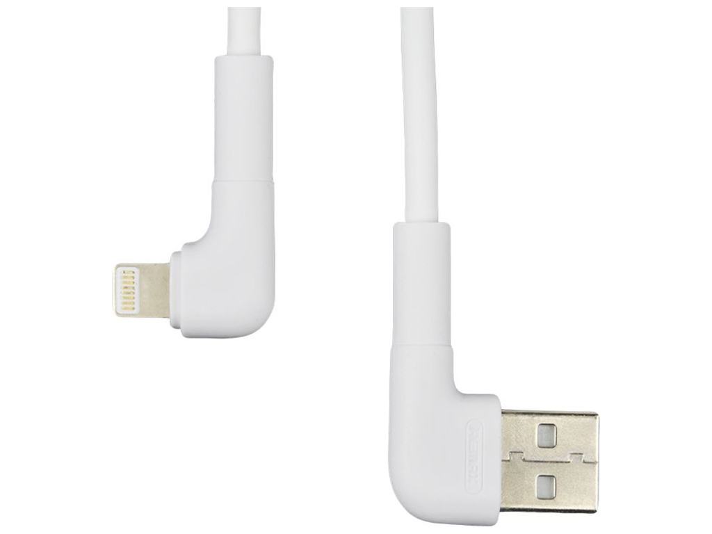 Кабель USB Remax RC-014i Tenky Lightning, Бiлий