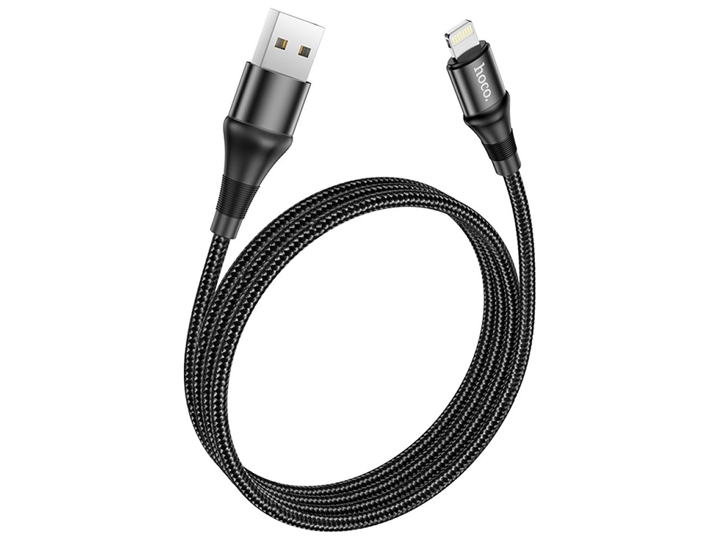 Кабель USB Hoco X50 Excellent Lightning, Чорний
