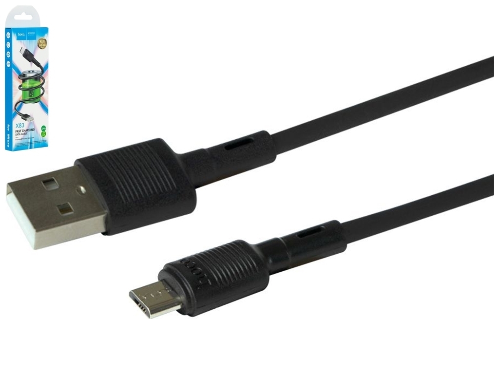 Кабель USB Hoco X83 Micro Колір Чорний