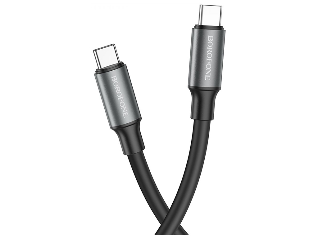 Кабель USB Borofone BX82 60W Type-C to Type-C, Чорний