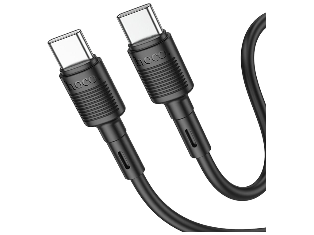 Кабель USB Hoco X83 60W Type-C to Type-C, Чорний