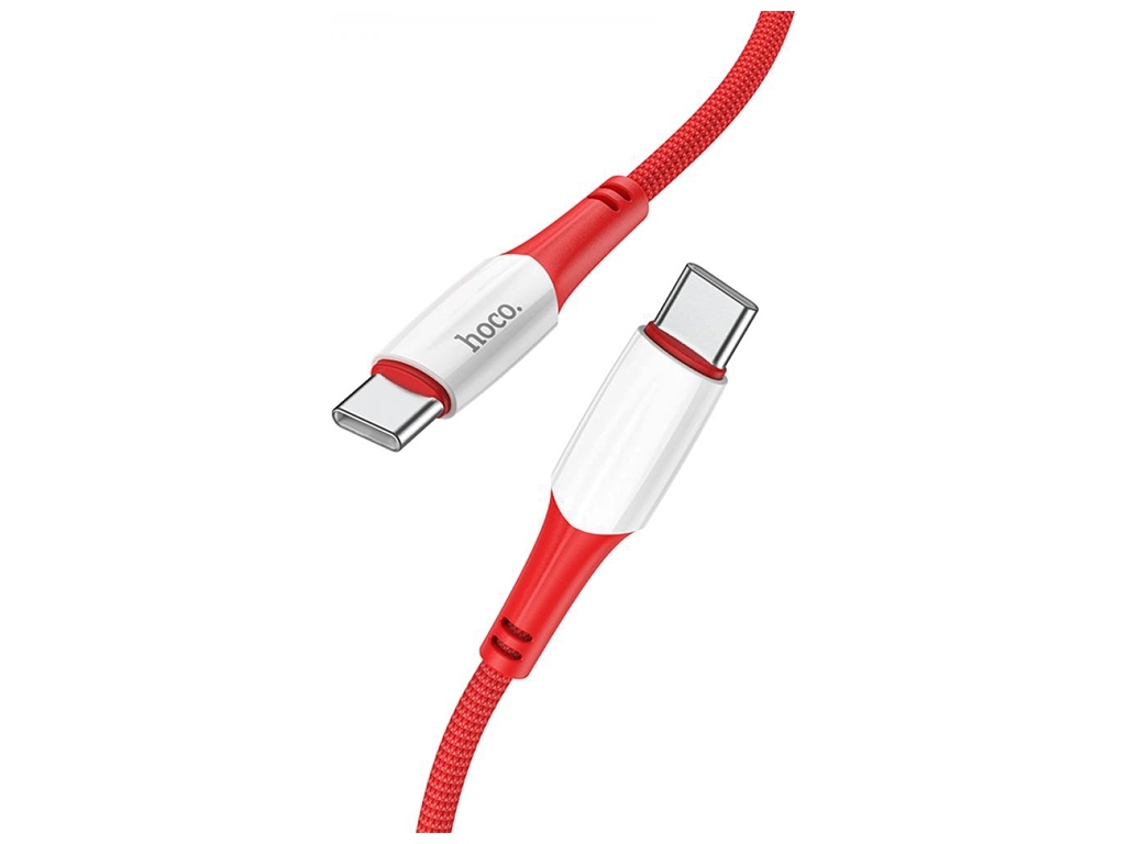Кабель USB Hoco X70 Ferry 60W Type C to Type C, Червоний