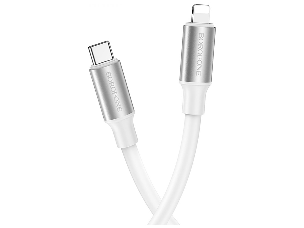 Кабель USB Borofone BX82 PD Type-C to Lightning, Білий