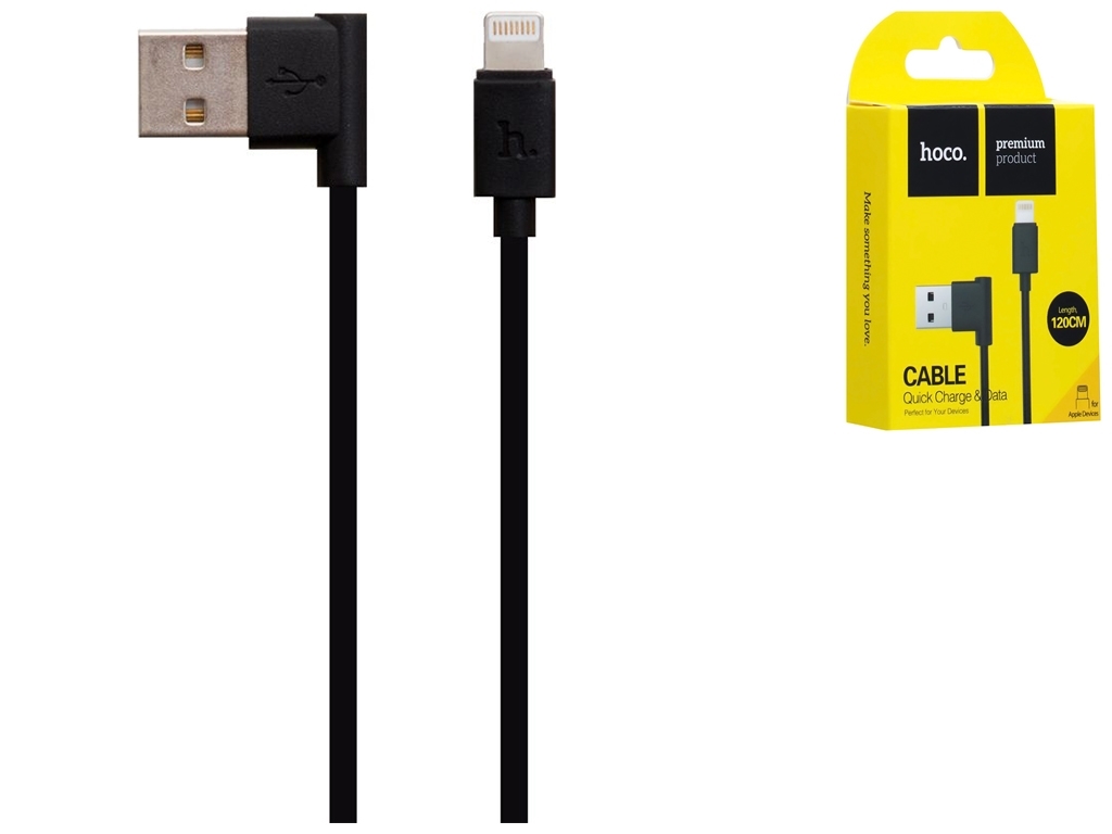 Кабель USB Hoco UPL11 L Share Lightning, Чорний