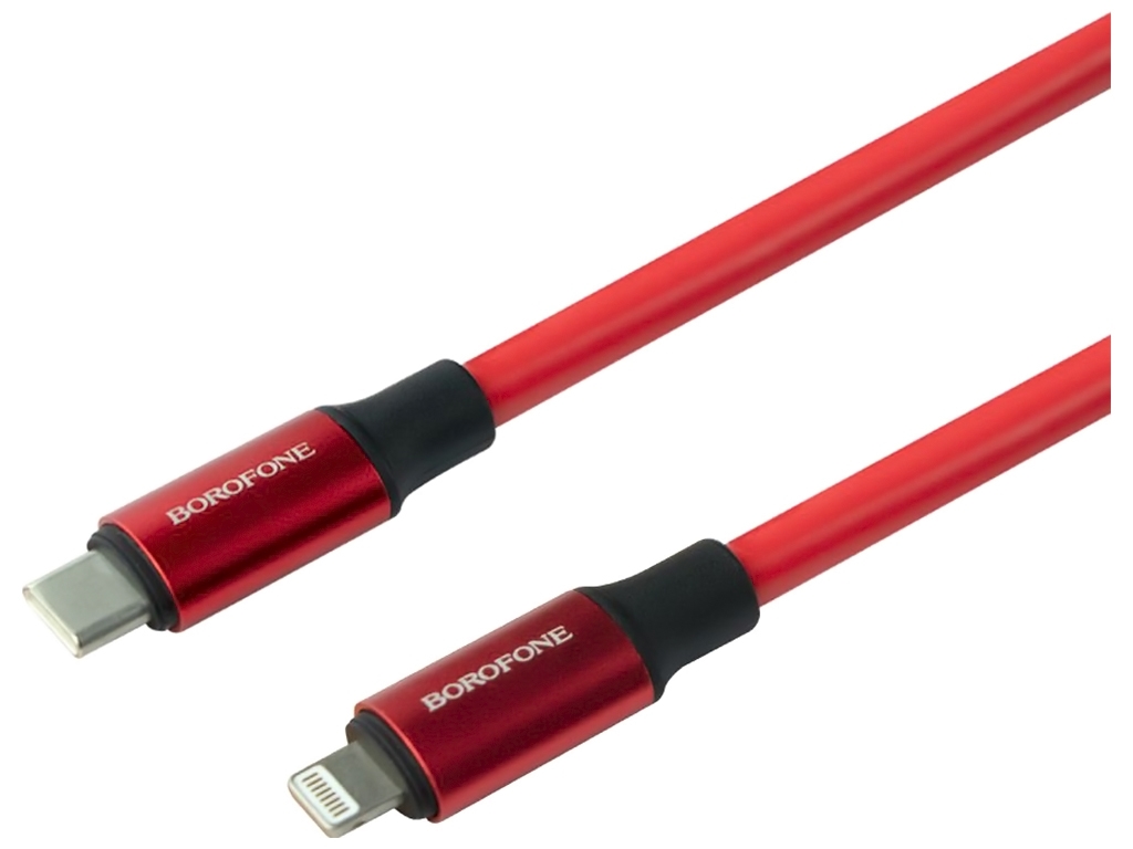 Кабель USB Borofone BX82 PD Type-C to Lightning Колір Червоний