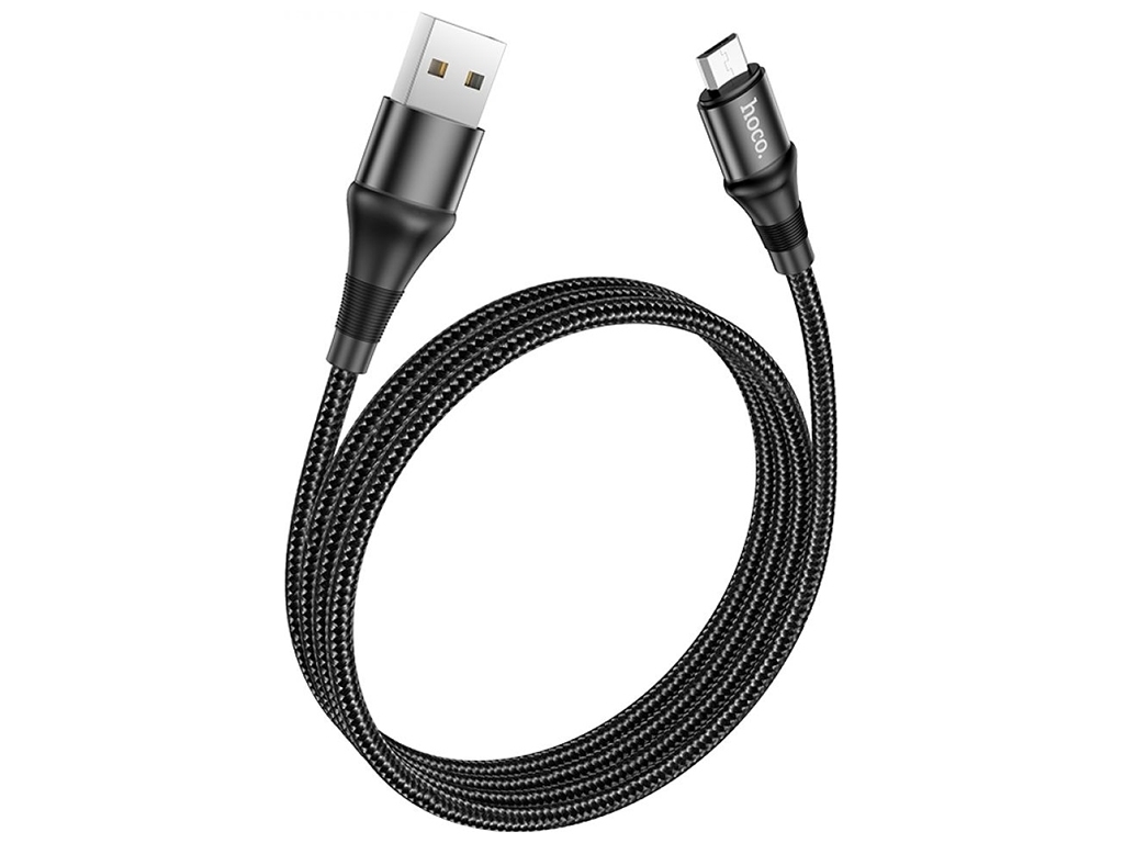 Кабель USB Hoco X50 Excellent Micro, Чёрный
