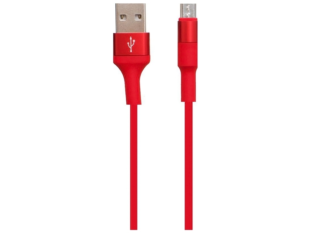 Кабель USB Hoco X26 Xpress Charging Micro, Червоний