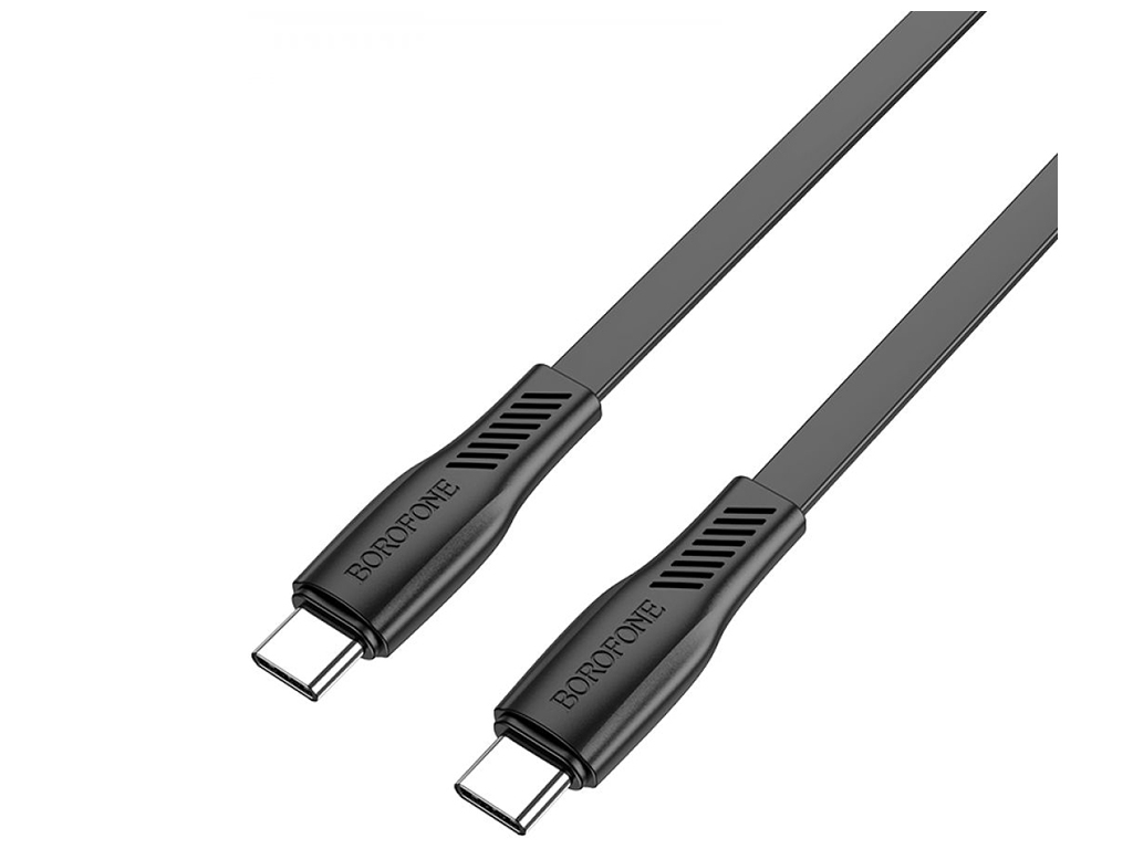 Кабель USB Borofone BX85 60W (20V/3A) Type-C to Type-C, Чорний