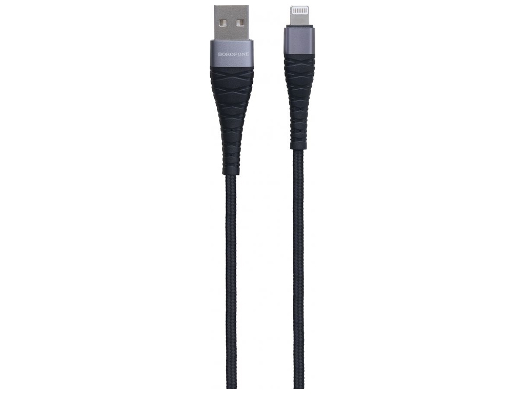 Кабель USB Borofone BX32 Munificent Lightning 0.25m Колір Чорний