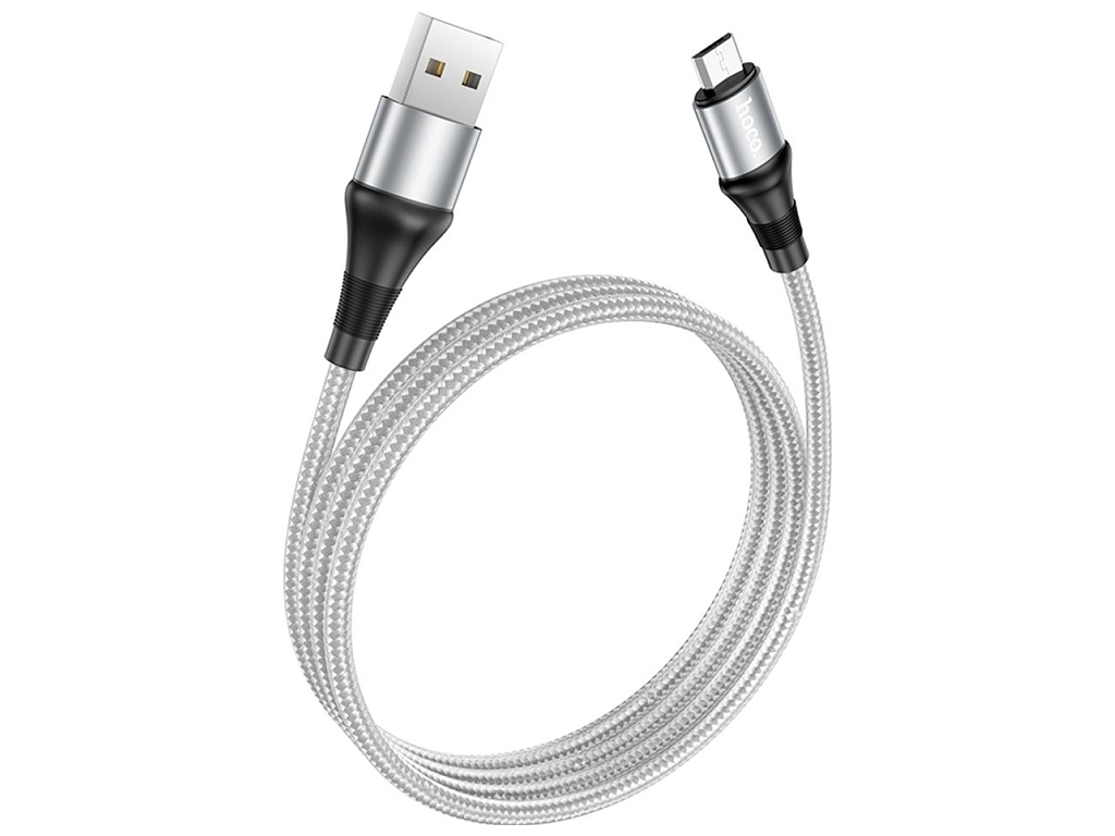 Кабель USB Hoco X50 Excellent Micro Колір Сiрий