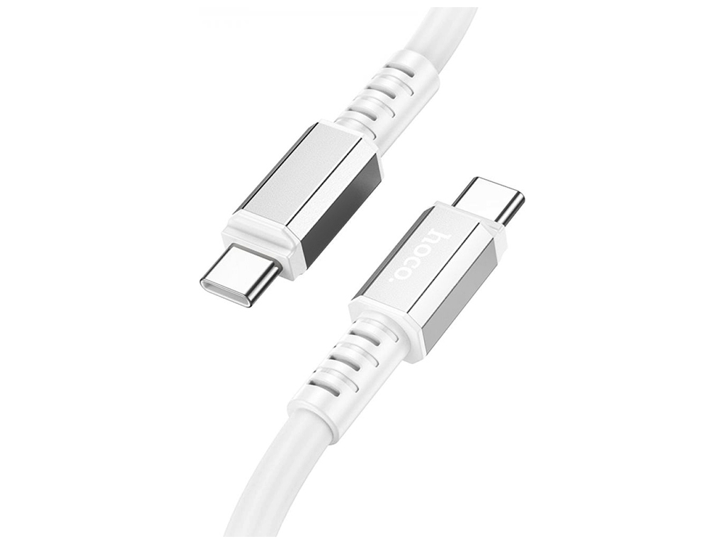 Кабель USB Hoco X85 60W Type-C to Type-C, Білий