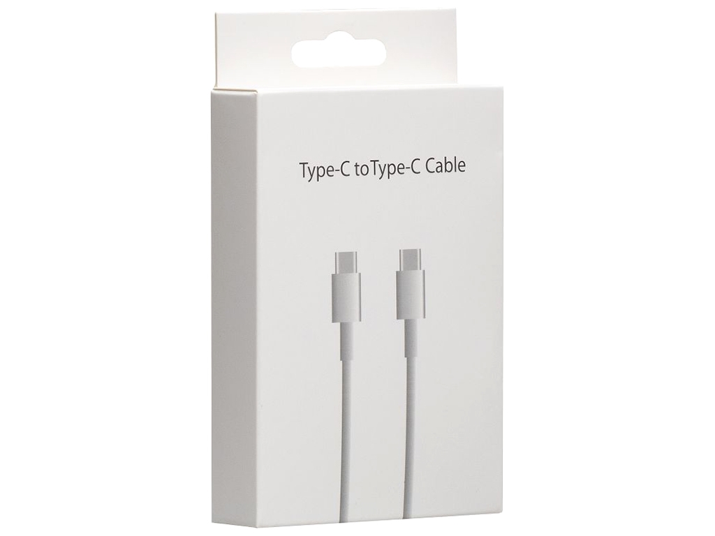 Кабель USB Onyx Type-C to Type-C No Logo, Бiлий