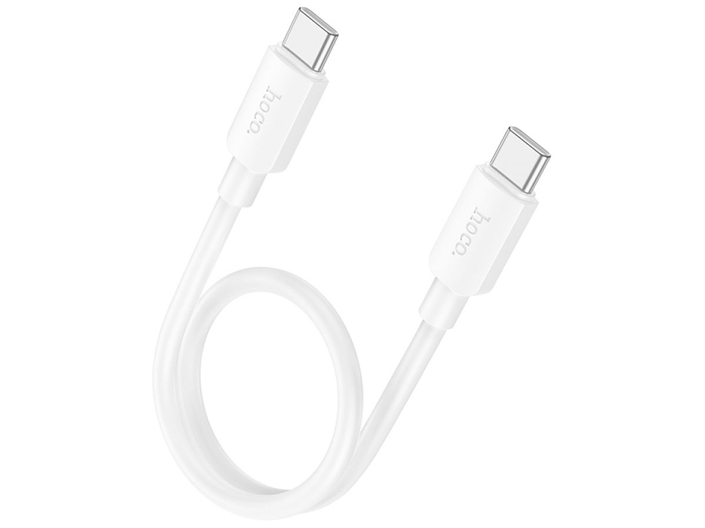 Кабель USB Hoco X96 Hyper 60W Type-C to Type-C 0.25m Колір Бiлий