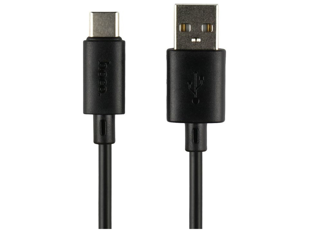 Кабель USB Hoco X88 Gratified Type C 3A, Чорний