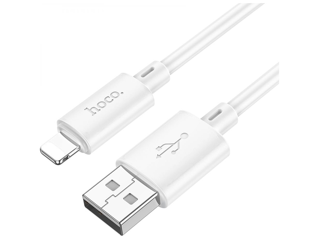Кабель USB Hoco X88 Gratified Lightning 2.4A, Белый