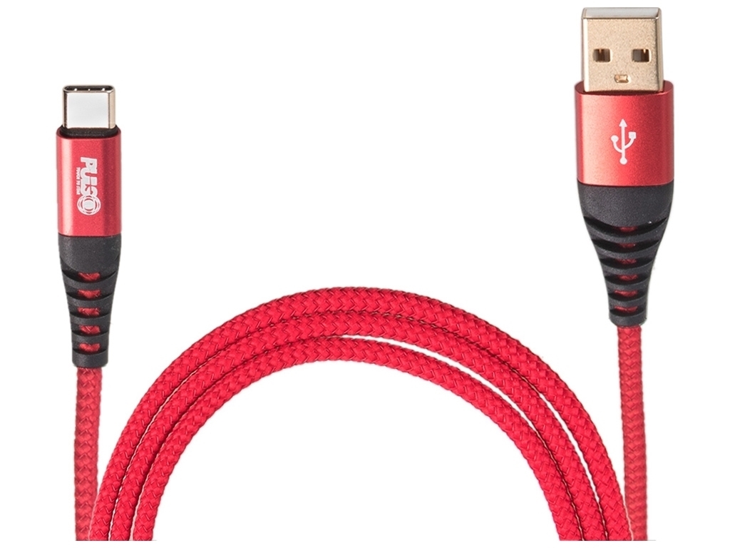 Кабель VOIN USB - Type C 3А, 1м, red (швидка зарядка/передача даних), CC-4201C RD