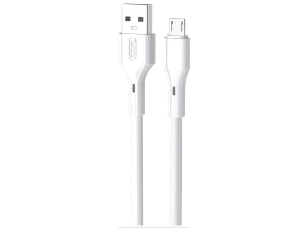 Кабель USB XO NB230 Rock Series Micro 2.4A Цвет Белый