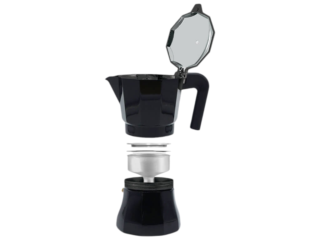 Кавоварка Maestro Espresso Moka, алюмінієва, 150мл