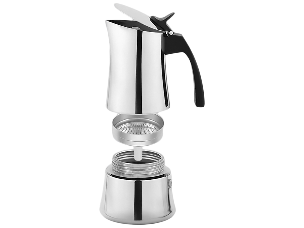 Кофеварка Maestro Espresso Moka, нержавеющая сталь, 100мл