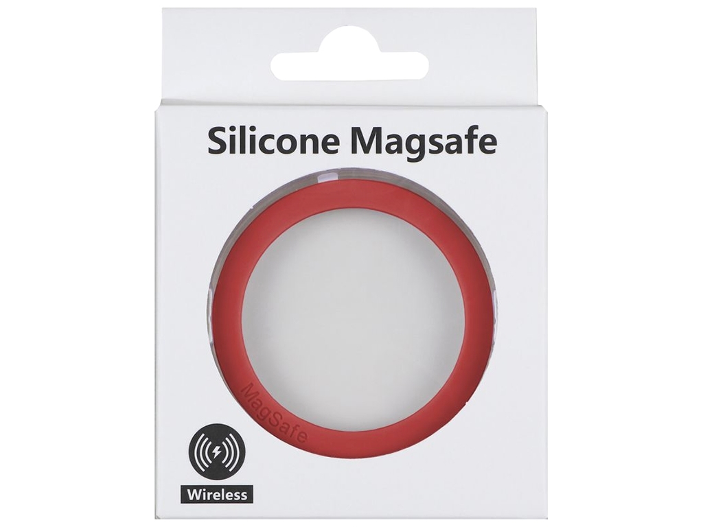 Кольцо Silicone MagSafe Темно-Красный,4