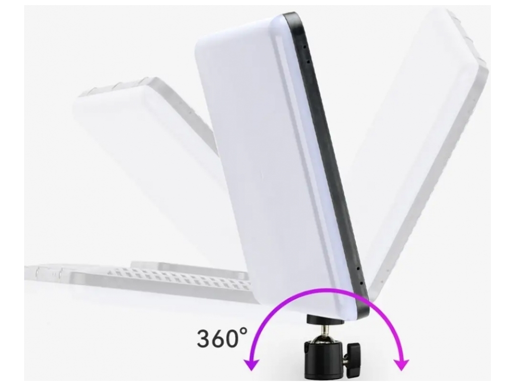 Лампа LED RGB Camera Light 14” (PM-26), Цвет Черный