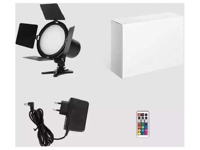 Лампа LED RGB Camera Light JSL-216, Цвет Черный