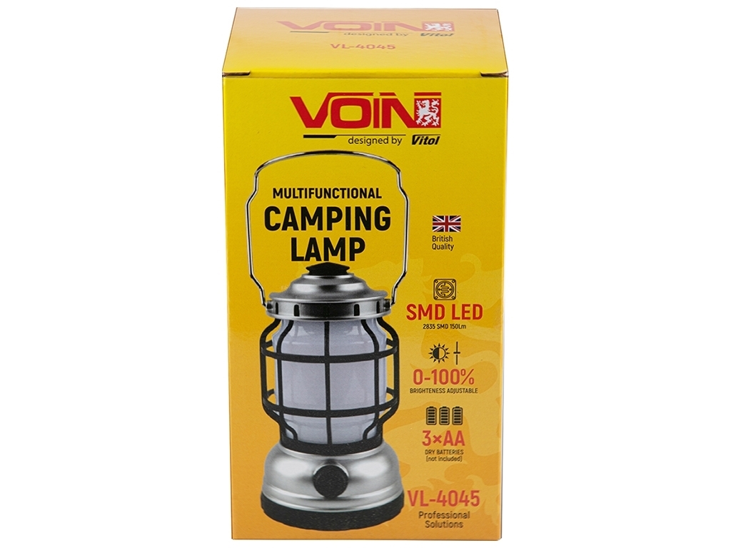 Фонарь для кемпинга VOIN VL-4045, LED 2835SMD, 150Lm