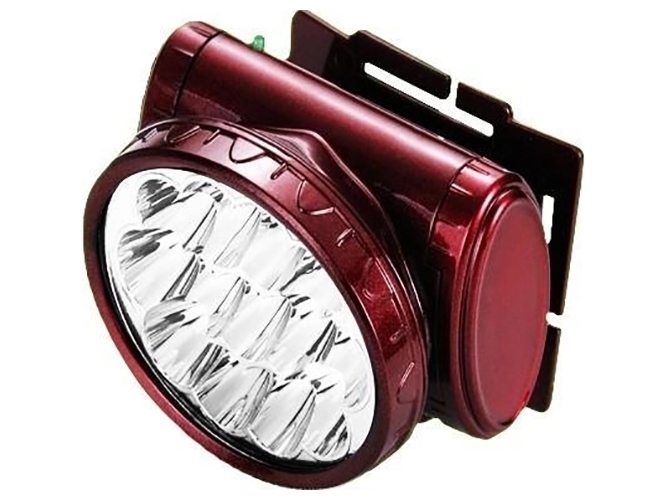 Фонарь налобный Luxury 1898, 13LED, ЗУ 220V
