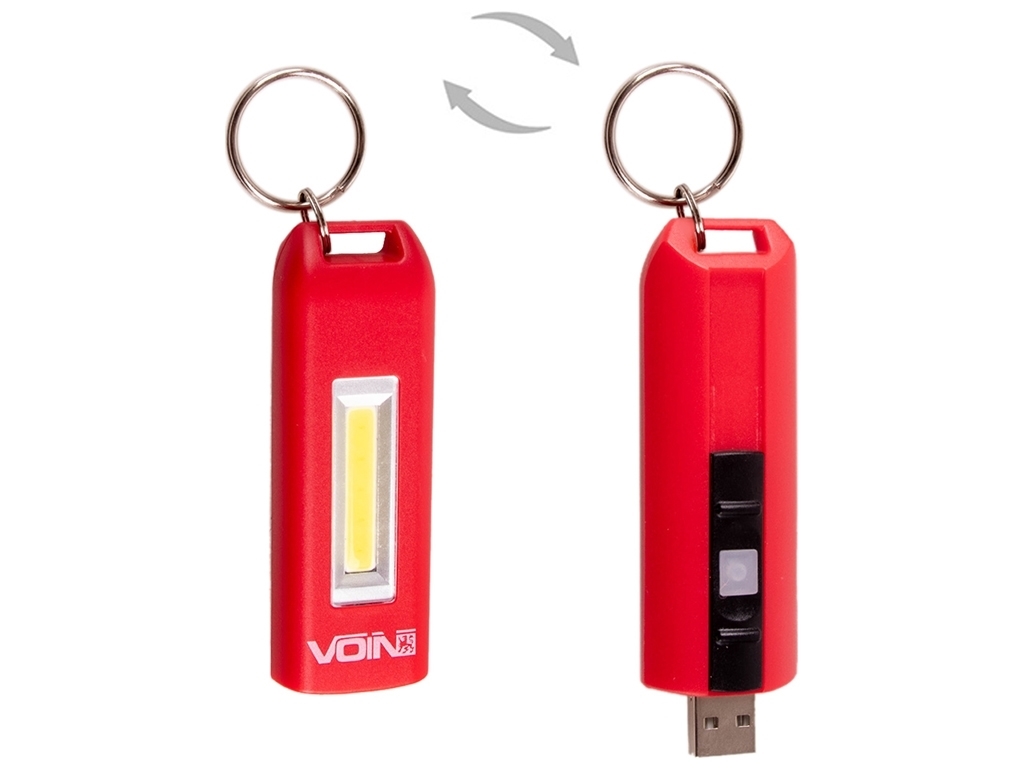 Ліхтарик-брелок VOIN VL-92, 0,5W-COB АКБ100mAh