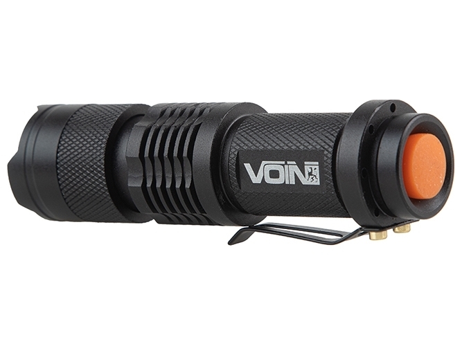 Фонарик ручной VOIN VL-3028, LED XPE, 100Lm, зум, алюминий, (1хАА не в комплекте)